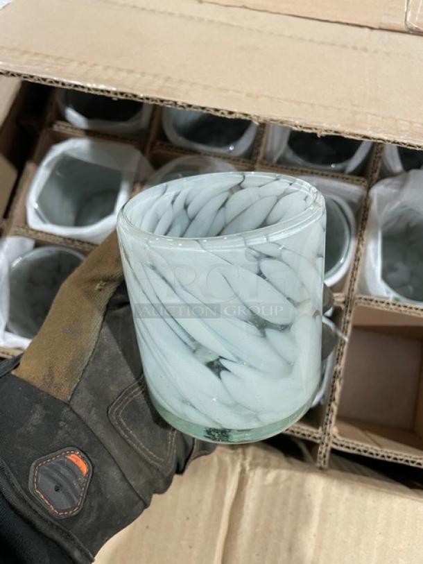 NEW! FULL PALLET! Orion Commercial White Marbled Confetti All-Purpose Glassware! Model: G167-WS! 12/Case! ALL NEW IN THE BOX! 24X Your Bid! - Image 6 of 12