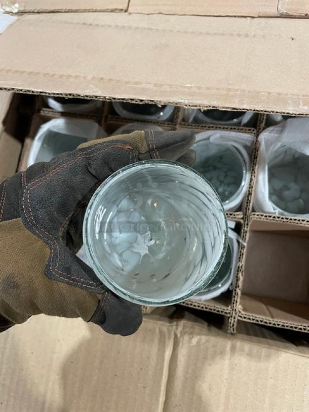 NEW! FULL PALLET! Orion Commercial White Marbled Confetti All-Purpose Glassware! Model: G167-WS! 12/Case! ALL NEW IN THE BOX! 24X Your Bid! - Image 8 of 12
