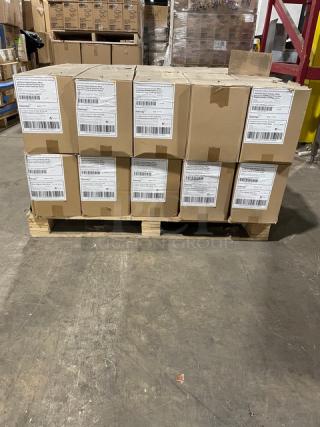 NEW! FULL PALLET! Diversey IntelliCare Series Commercial White Wall-Mounted Hybrid Hand Sanitizer/Soap Dispensers! 6/Case! Model: D6205568! ALL NEW IN THE BOX! 10X Your Bid!