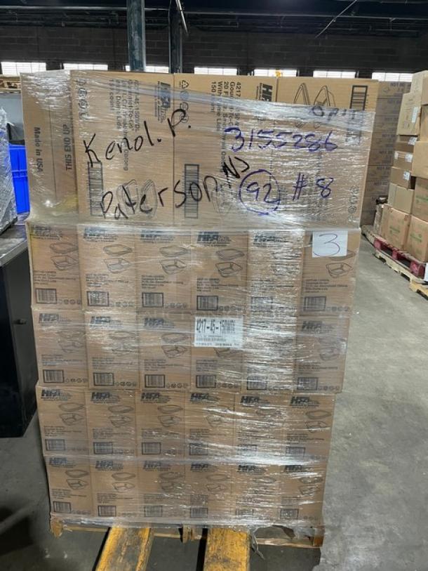 NEW! FULL PALLET! HFA Commercial Aluminum 20 Oz. Smoothwall Gourmet-To-Go Food Containers! With Clear Dome Lids! 150/Case! Model: 4217-45-150WDL! ALL NEW IN THE BOX! 92X Your Bid! - Image 3 of 7