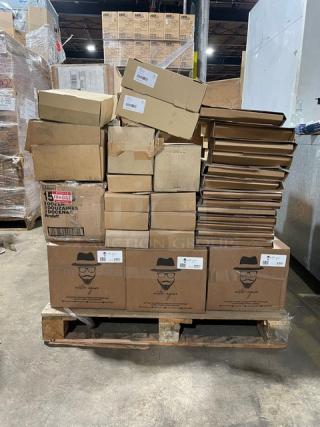 NEW! MIXED PALLET! Figgjo Norway Commercial Stacking Mugs/Cups! Model: 1160HH! With Libbey Dakota Series Commercial DuraTuff 12 Oz. Beverage Glasses! Model: 15603! With Figgjo Norway Commercial Serving Trays! Model: 1516HH! With Mister Agave Commercial 8.25" Natural Agave Straws! 2,000/Case! Model: MA-SNA21U! & More! ALL NEW IN THE BOX! 41X Your Bid!