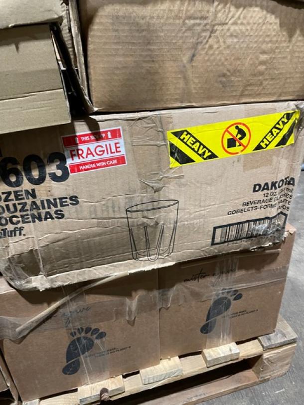 NEW! MIXED PALLET! Figgjo Norway Commercial Stacking Mugs/Cups! Model: 1160HH! With Libbey Dakota Series Commercial DuraTuff 12 Oz. Beverage Glasses! Model: 15603! With Figgjo Norway Commercial Serving Trays! Model: 1516HH! With Mister Agave Commercial 8.25" Natural Agave Straws! 2,000/Case! Model: MA-SNA21U! & More! ALL NEW IN THE BOX! 41X Your Bid! - Image 6 of 10