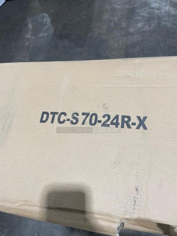NEW! IN THE BOX! Advance Tabco Commercial Stainless Steel Heavy-Duty Clean Straight Design 24" Right Side Dishtable! With Back Splash! Model: DTC-S70-24R-X! - Image 4 of 8