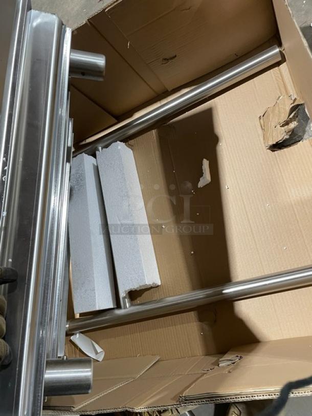 NEW! IN THE BOX! Advance Tabco Commercial Stainless Steel Heavy-Duty Clean Straight Design 24" Right Side Dishtable! With Back Splash! Model: DTC-S70-24R-X! - Image 7 of 8