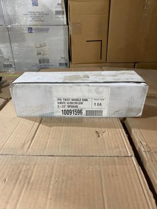 BERAND NEW! IN THE BOX! Component Hardware Commercial Twist Handle Waste Drain! Model: D55-7510! 2X Your Bid!