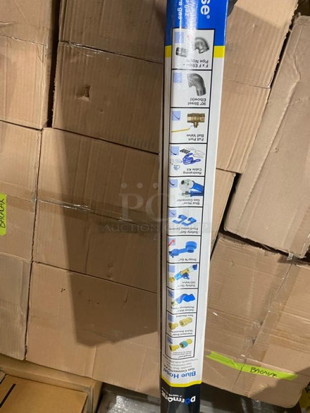 BRAND NEW! IN THE BOX! Dormont By A Watts Brand Commercial Blue 48" Quick Connect/Disconnect Gas Appliance Hose Kit! Model: 1675KIT2S48PS! 2X Your Bid! - Image 2 of 8