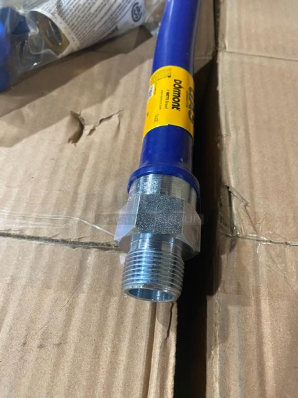 BRAND NEW! IN THE BOX! Dormont By A Watts Brand Commercial Blue 48" Quick Connect/Disconnect Gas Appliance Hose Kit! Model: 1675KIT2S48PS! 2X Your Bid! - Image 6 of 8