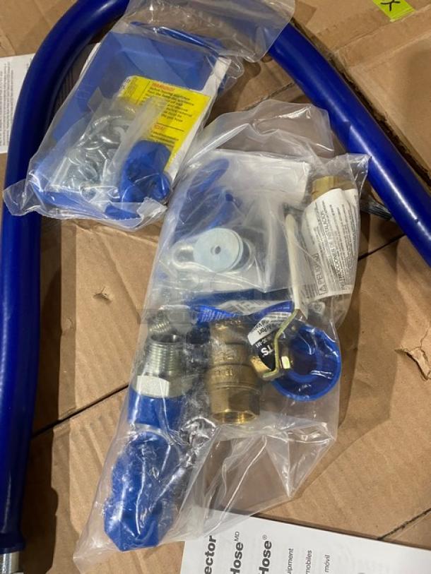 BRAND NEW! IN THE BOX! Dormont By A Watts Brand Commercial Blue 48" Quick Connect/Disconnect Gas Appliance Hose Kit! Model: 1675KIT2S48PS! 2X Your Bid! - Image 7 of 8
