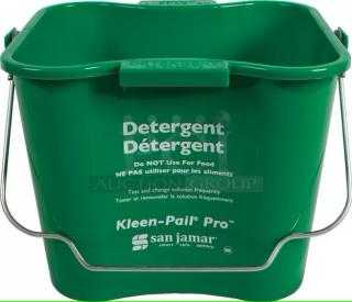 BRAND NEW! San Jamar By CFS Brands Kleen-Pail pro Series Commercial Green 6 Qt. Detergent Pail! Model: KPP196GN!