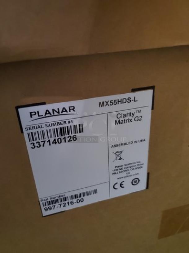 Planar Clarity Matrix MX55HDS-L 55" Diagonal Class LCD video display. New in box! - Image 4 of 4