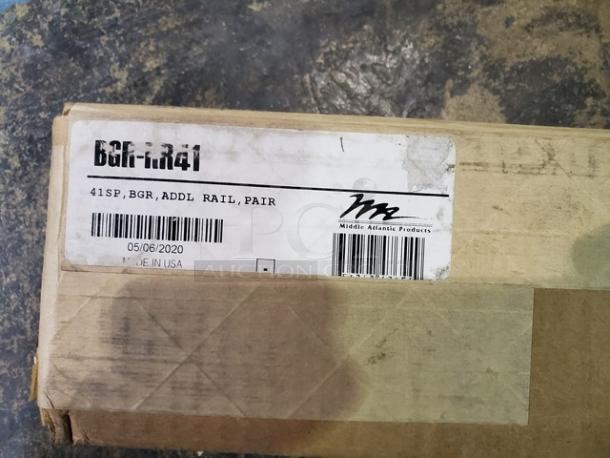 Lot of 3 Middle Atlantic BGR-RR41 Series Forward Rack Rails. New in boxes! - Image 6 of 6