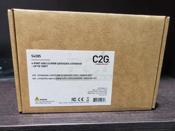C2G 4-Port USB 2.0 Over CAT5/CAT6 Extender Up to 150FT. New in box! - Image 2 of 2