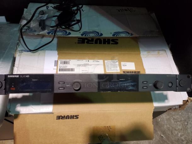 Shure SLXD4 Dual Channel Receiver - for use with SLX-D Digital Wireless Microphone Systems - Image 2 of 6