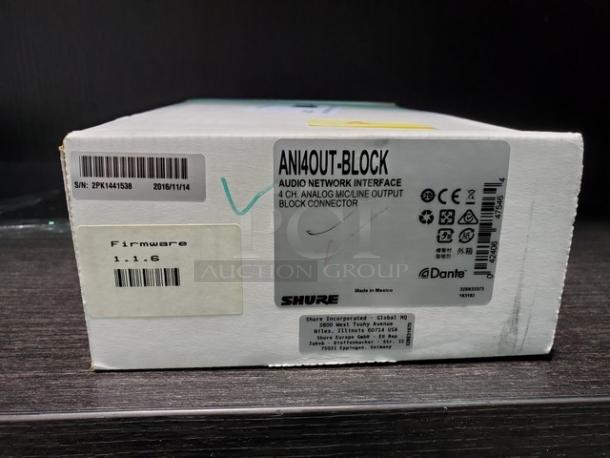 Shure ANI4OUT Audio Network Interface - Image 2 of 3