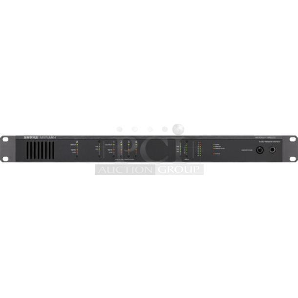 Shure MXWANI4 4-Channel Audio Network Interface - Image 1 of 3