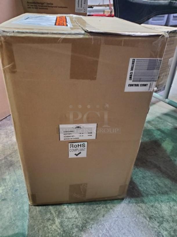 JBL Control 128WT 8" commercial in-wall speakers. New in box! - Image 2 of 4