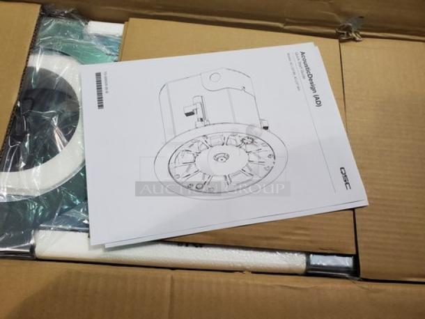 QSC AD-C4T 4" Two-way, foreground/ background ceiling loudspeaker with 70/100V transformer. New in box! - Image 4 of 5