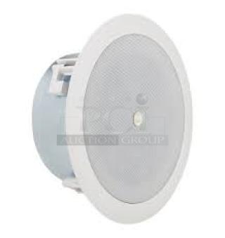 Atlas Sound 4" Coaxial In-Ceiling Speaker with 16-Watt 70/100V Transformer and Ported Enclosure. New in box!