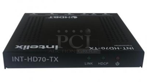 Intelix HDMI Slim 70M, POH, IR and Control HDBaseT Extender - Transmitter HDMI extender-transmitter, 1080p, multichannel audio up to 70m. 3D, 4k x 2k (UHD) signals up to 40m. - Image 1 of 3