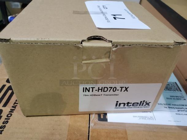 Intelix HDMI Slim 70M, POH, IR and Control HDBaseT Extender - Transmitter HDMI extender-transmitter, 1080p, multichannel audio up to 70m. 3D, 4k x 2k (UHD) signals up to 40m. - Image 2 of 3