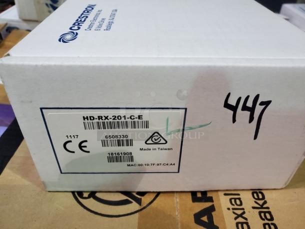 Crestron HD-RX-201-C-E DM Lite – HDMI® over CATx Receiver, Room Controller, 2x1 Auto-Switcher, HD Scaler, Surface Mount - Image 2 of 2