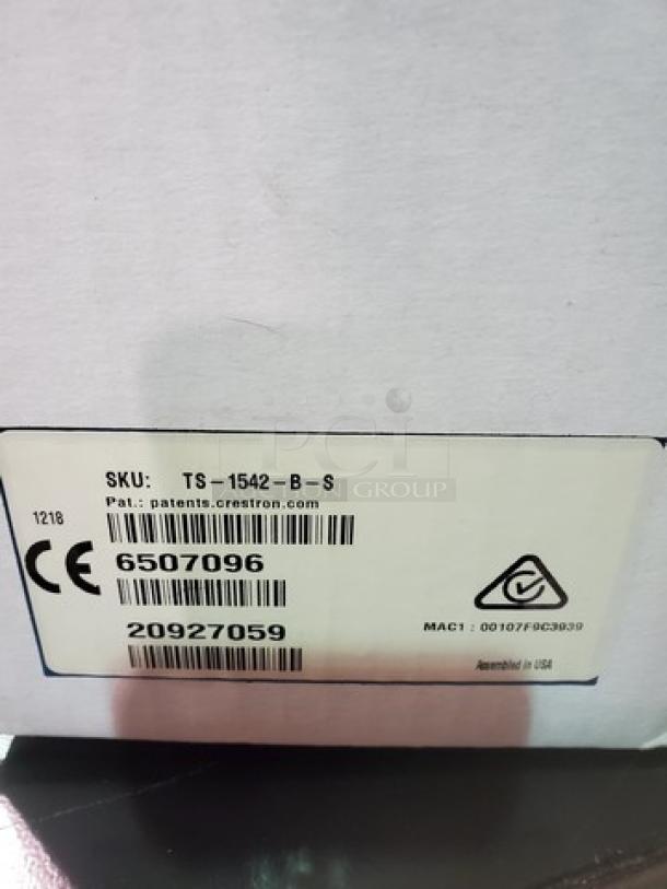 Crestron TS-1542-B-S 15.6 in. HD Touch Screen - Image 3 of 3