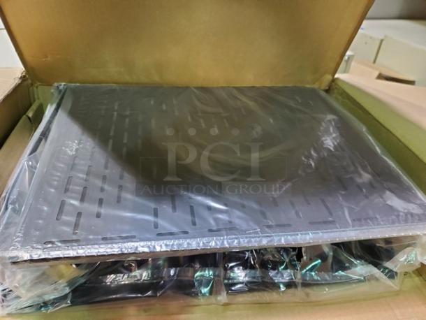 Middle Atlantic U2V-4 Pack of 4 3-1/2" Vented Universal Rack Shelf - Image 4 of 4