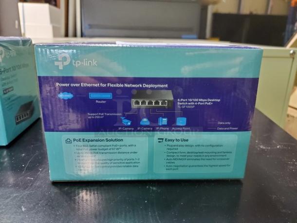 5-Port 10/100Mbps Desktop Switch with 4-Port PoE+ - Image 4 of 4