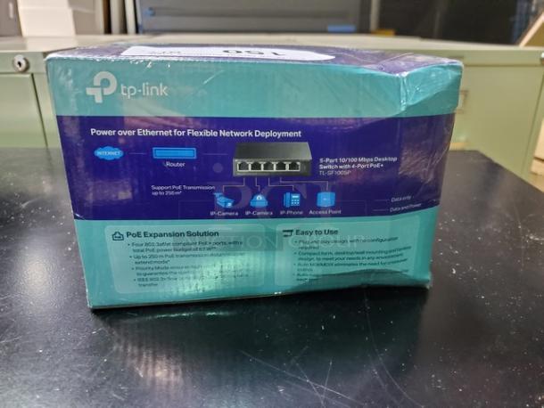 5-Port 10/100Mbps Desktop Switch with 4-Port PoE+ - Image 4 of 4