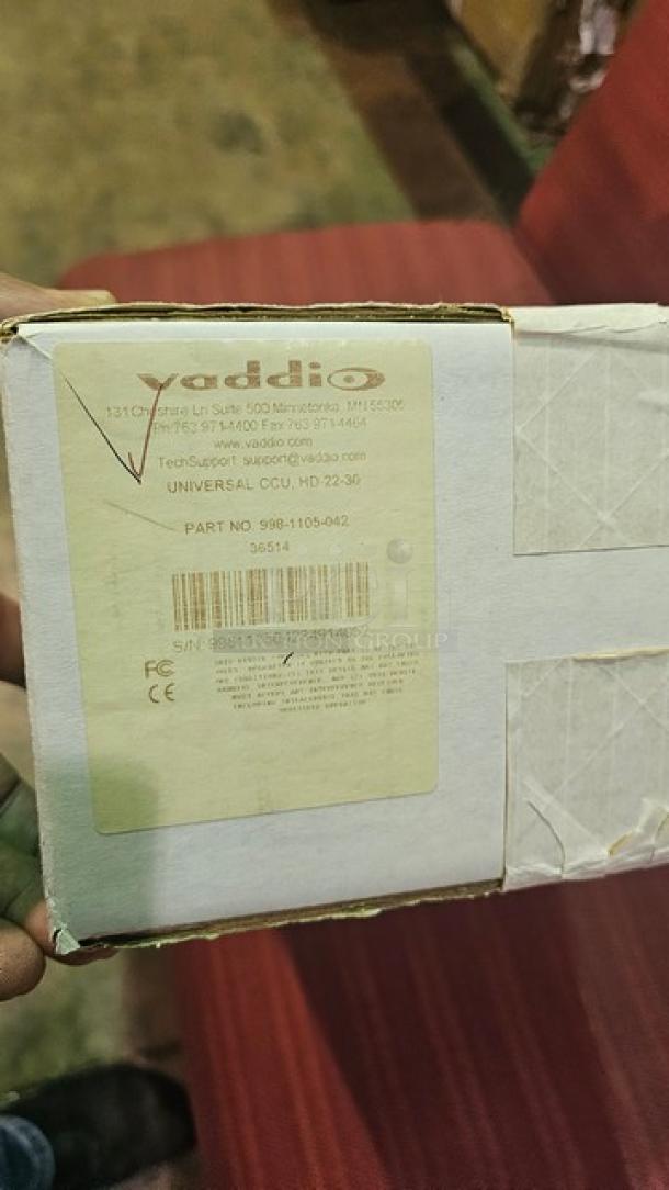 Vaddio Universal CCU HD-22/HD-30 CAT5 998-1105-042 Video Camera System Unit - Image 3 of 4