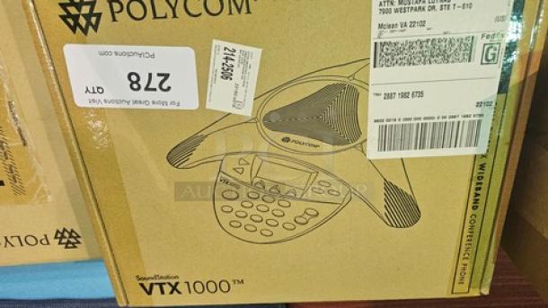 Polycom SoundStation VTX 1000 Conference Phone (2200-07300-001) - Image 4 of 4