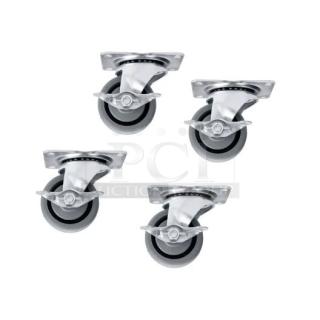 Caster Kit for Slim 5 Series Locking/Fine Floor