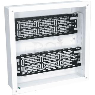 Middle Atlantic 14 x 14" Proximity Series In-Wall Box with Two Lever Lock 4" Mounting Plate for Storing AV System Components.