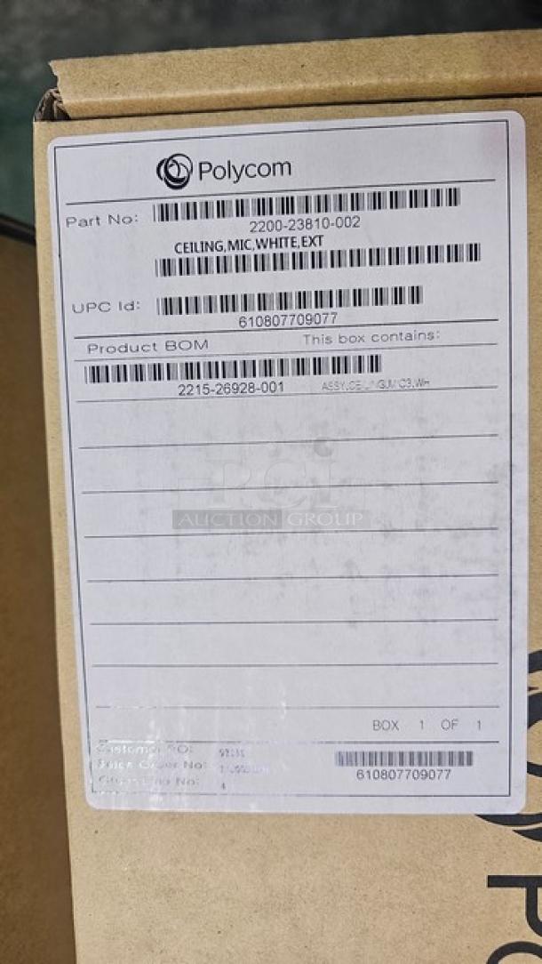 Polycom 2200-23810-002 Poly Ceiling Microphone - Image 2 of 3