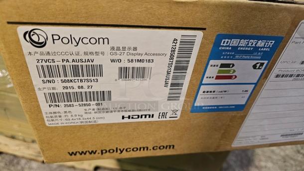 Polycom GS-27 27 Inch Conference Monitor- 2583-52850-001 - Image 3 of 5