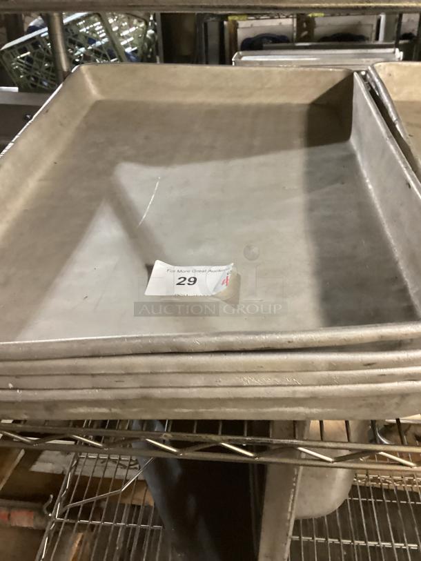 Aluminum Sheet Cake Pan 
26-1/2 x 18 x 2
You’re Bid x 4 - Image 1 of 2