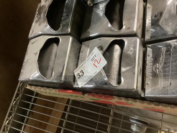 Tidynap Stainless Steel Napkin Dispenser
Qty 12
Your Bid x 12 - Image 1 of 2