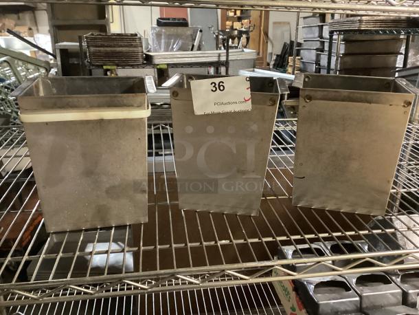 Stainless Steel Bin
 7 x 5 x 7-½
Qty 3
Your Bid X 3 - Image 1 of 1