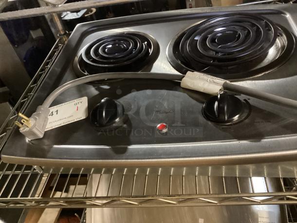 Whirlpool Stainless Steel 2- Burner Electric Stove Top
Model# RCS2002RS04
20-¾ x 17-¾ x 3 - Image 1 of 3