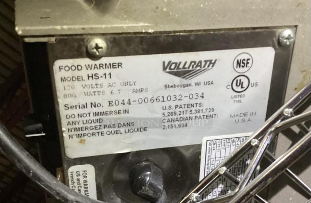 Vollrath Cayenne Warmer and Rethermalizers
Model# HS-11 - Image 3 of 3