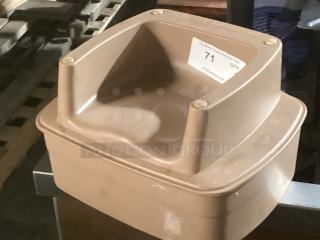 Cambro Booster Seat, Tan