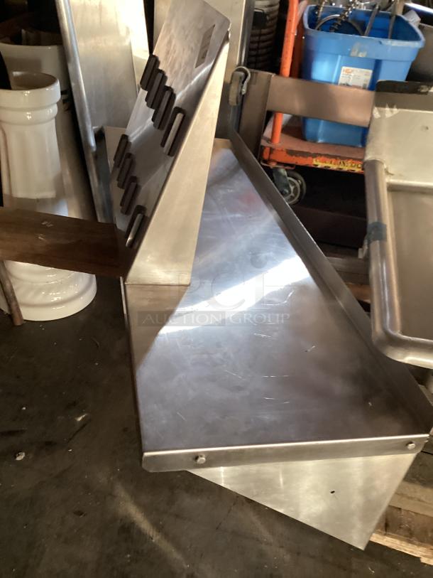 Stainless Steel Wall Mount Shelf
48 x 16 - Image 2 of 2