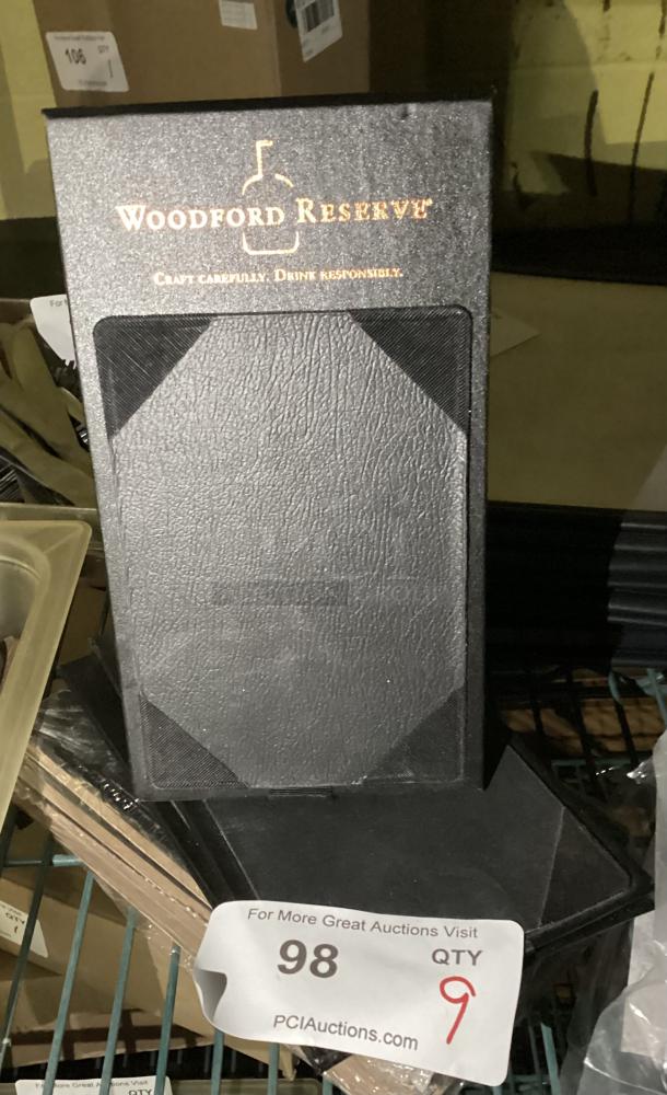 Woodford Reserve Tabletop Menu Boards 
Qty 9
Your Bid x 9 - Image 1 of 1