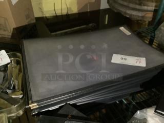 Bifold Menu Slides. Brand New!
Qty 17
Your Bid x 17