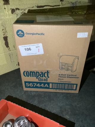 New in Box! Compact Quad 4-Roll Tissue Dispenser