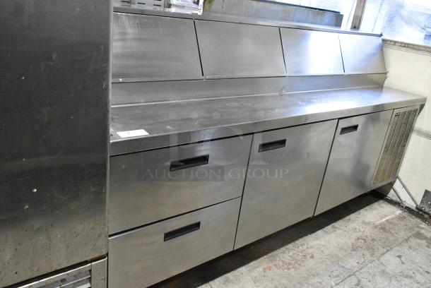 Delfield Stainless Steel Commercial Sandwich Salad Prep Table Bain Marie Mega Top. Tested and Working! - Image 1 of 19