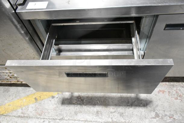Delfield Stainless Steel Commercial Sandwich Salad Prep Table Bain Marie Mega Top. Tested and Working! - Image 7 of 19