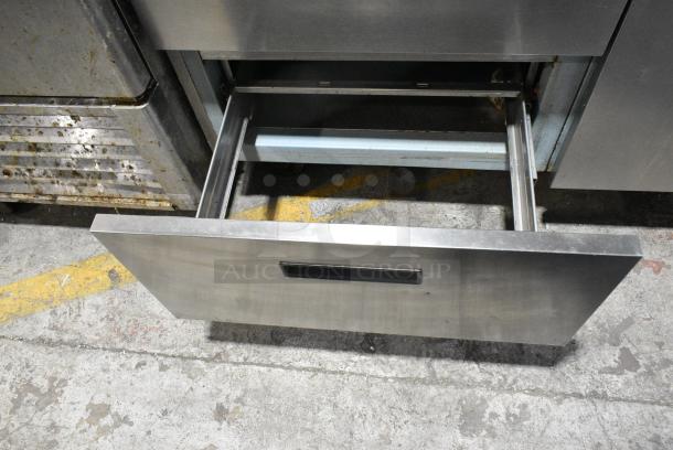 Delfield Stainless Steel Commercial Sandwich Salad Prep Table Bain Marie Mega Top. Tested and Working! - Image 8 of 19