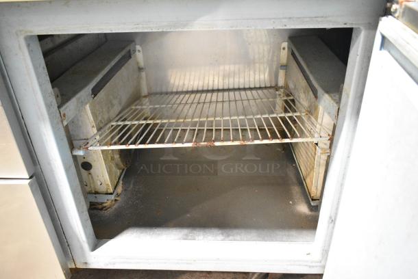 Delfield Stainless Steel Commercial Sandwich Salad Prep Table Bain Marie Mega Top. Tested and Working! - Image 9 of 19