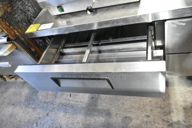 2021 Avantco ACB-72-GB Stainless Steel Commercial 4 Drawer Chef Base on Commercial Casters. 115 Volts, 1 Phase. Tested and Working! - Image 5 of 10